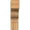 Ekena Millwork Funston Block Rough Sawn Bracket, Western Red Cedar, 6"W x 18"D x 22"H BKT06X18X22FST05RWR - alternate 2